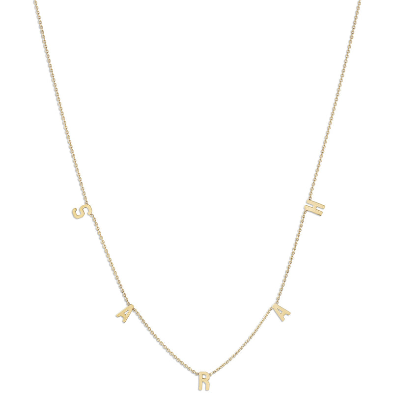 Gold Name Chain Necklace | Helen Ficalora