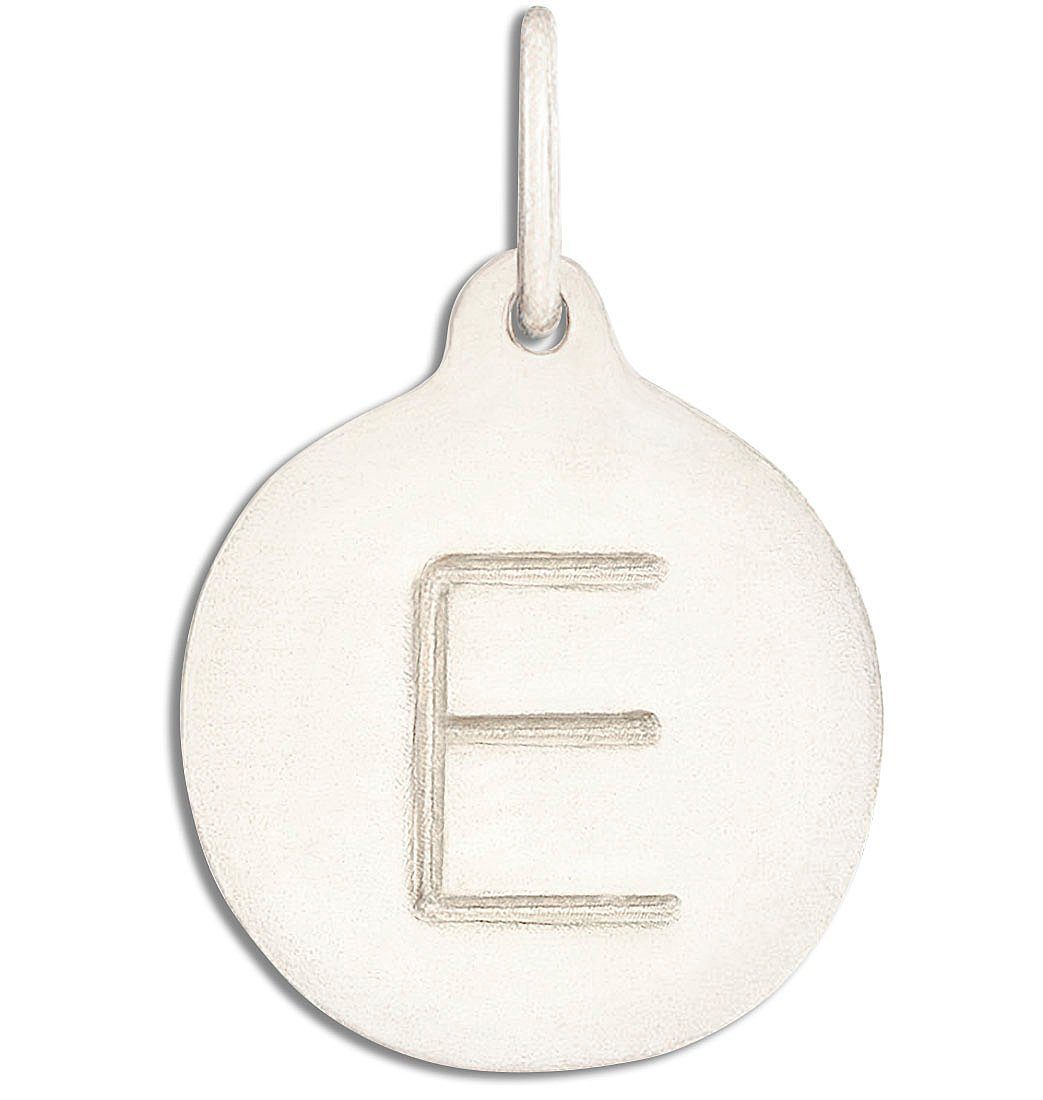 "E" Alphabet Charm