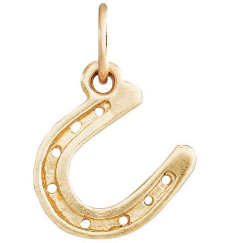 Letter Charm - Initial Necklace Pendant - Monogram Gold Charm Bracelet Sterling Silver by Helen Ficalora