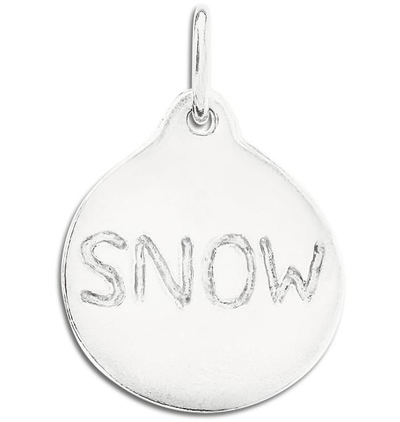 Snow Disk Charm