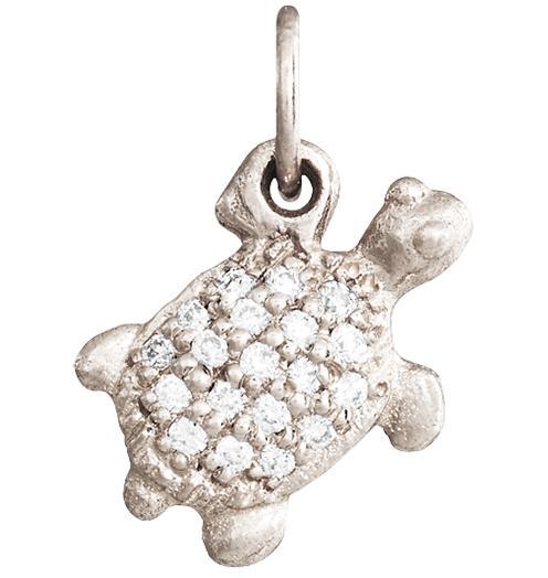 Turtle Mini Charm Pave Diamonds