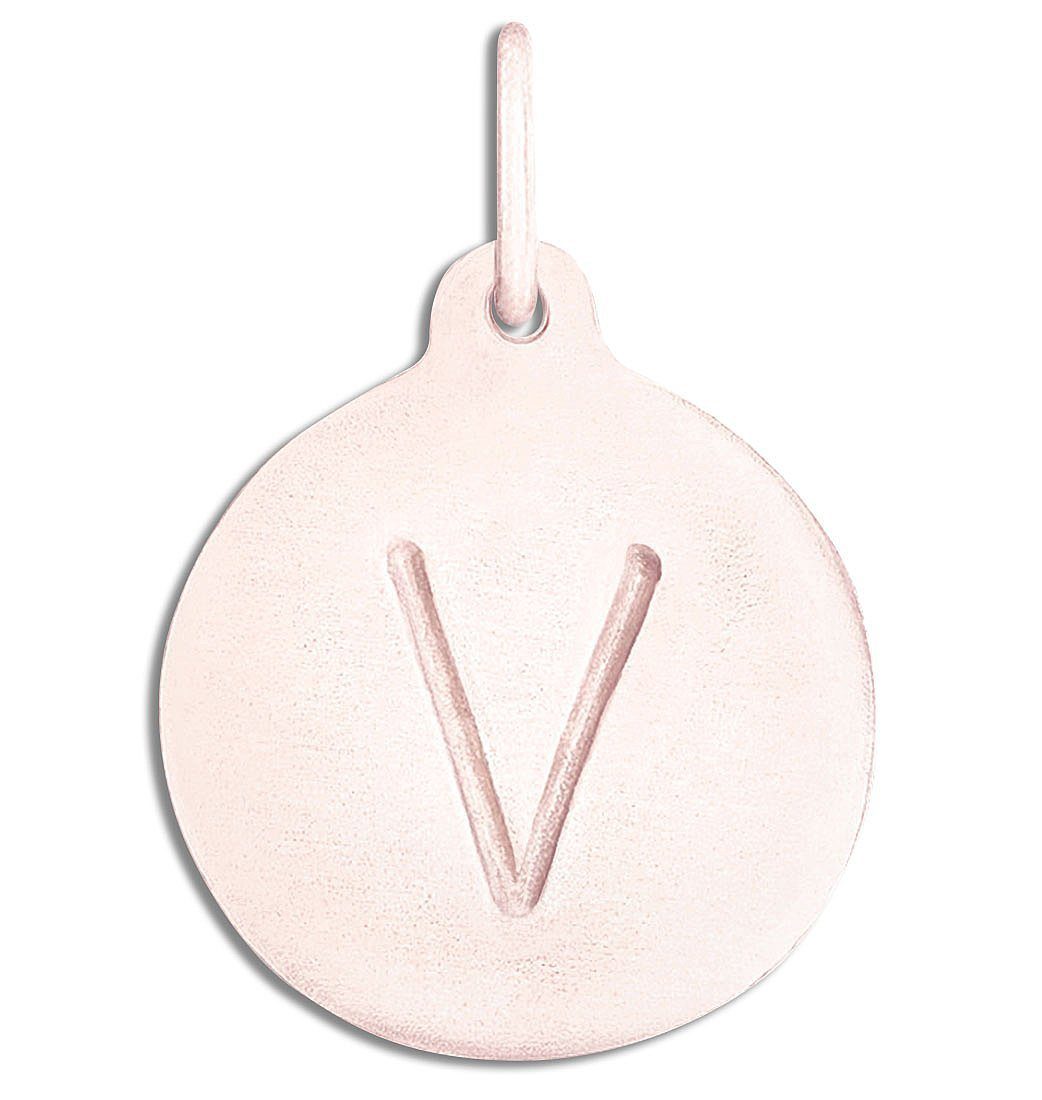 "V" Alphabet Charm