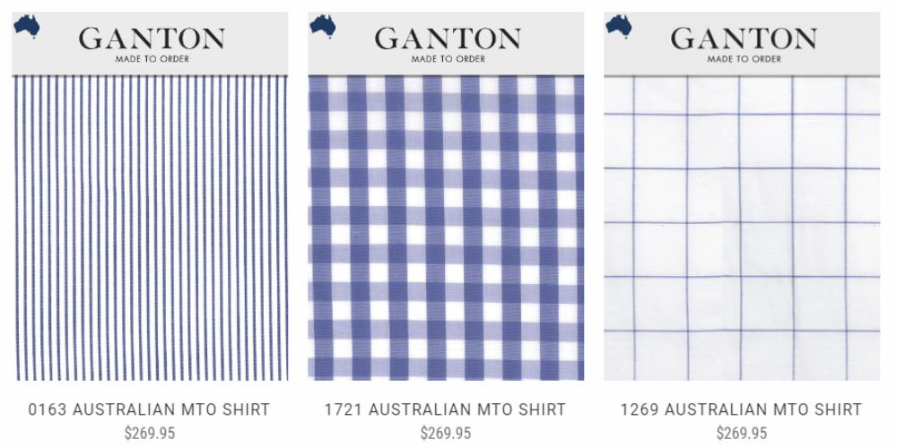 Ganton Australian Made to order fabrics