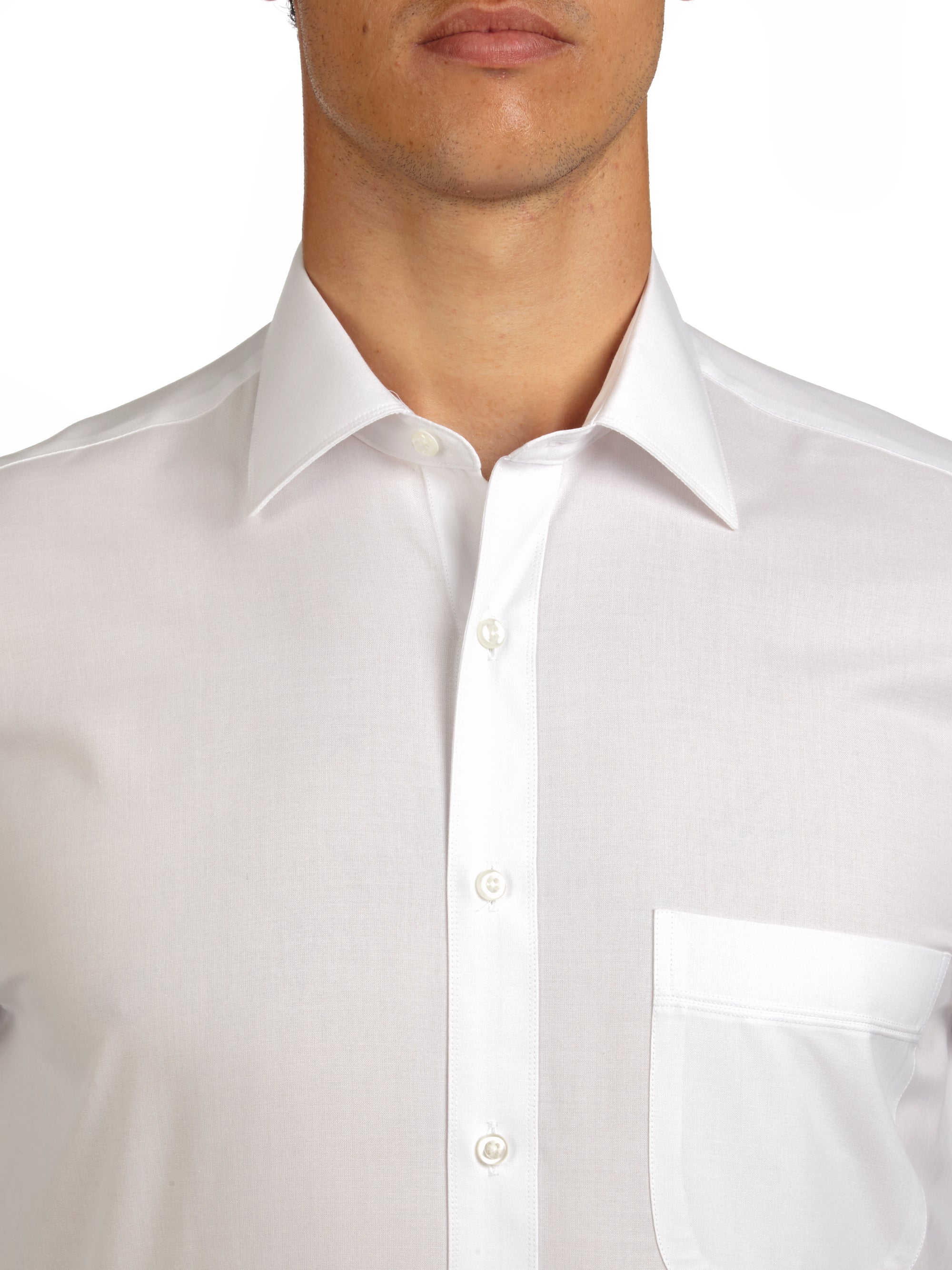 White Gold Label Shirt – Classic Fit - Ganton Shirts