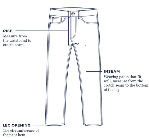 Jeans Technical Drawing