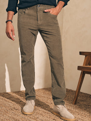 Men's Regular fit stretch corduroy trousers