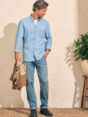 Indigo True Brand Chambray - Shirt & Vintage Tried | Faherty