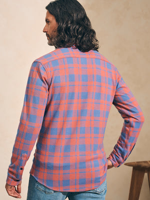 Faherty Sweater Brand - Check Legend™ | Rose Blue Shirt
