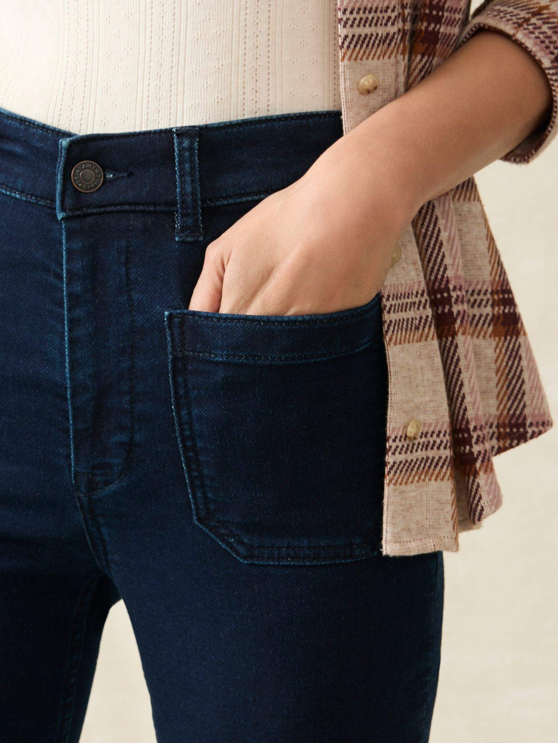 Stretch Terry Patch Pocket Pant - Clermont Wash | Faherty Brand Stretch Terry Patch Pocket Pant - Clermont Wash | Faherty Brand