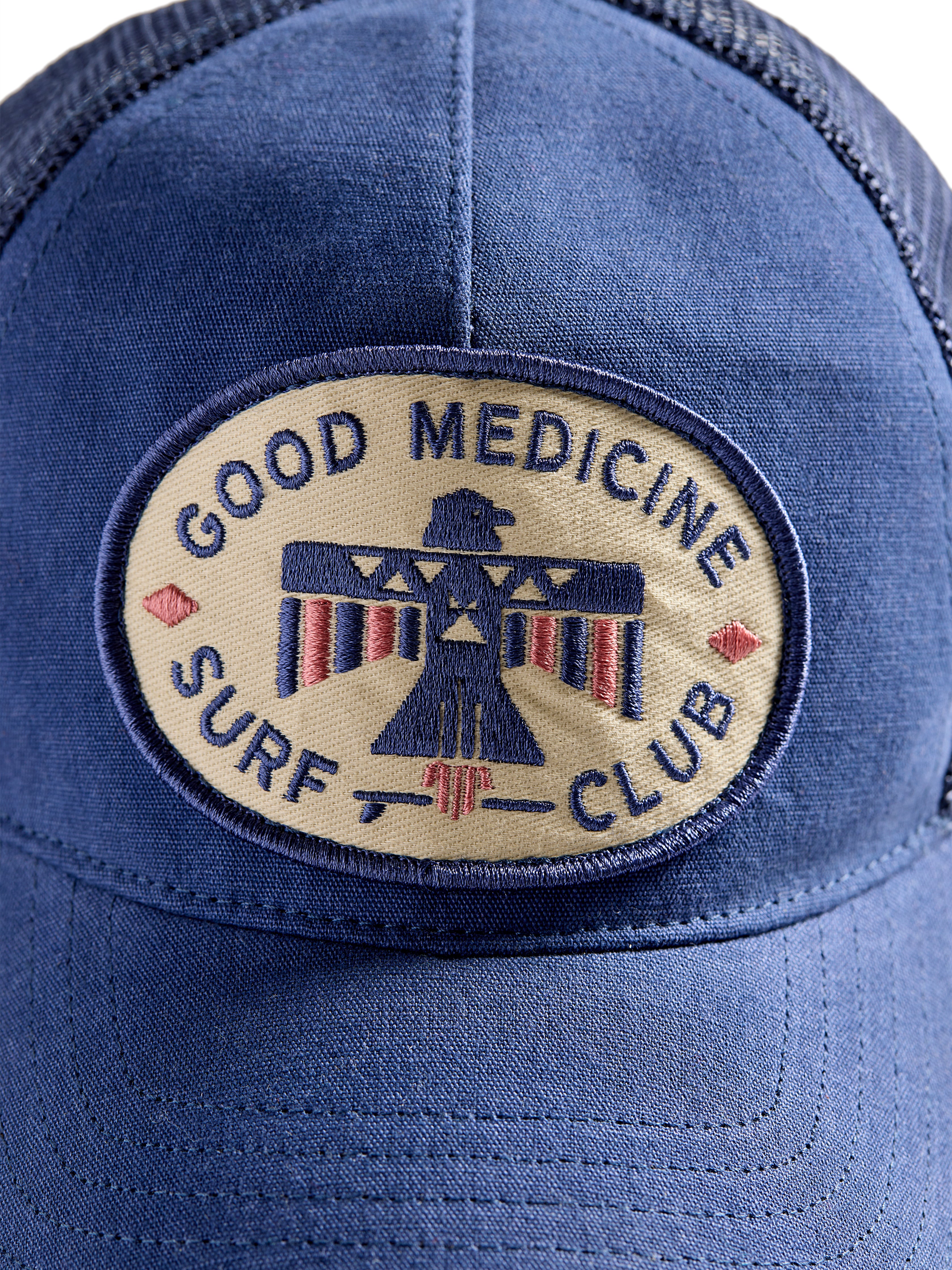 Shop Faherty Steven Paul Judd Good Medicine Trucker Hat In Navy