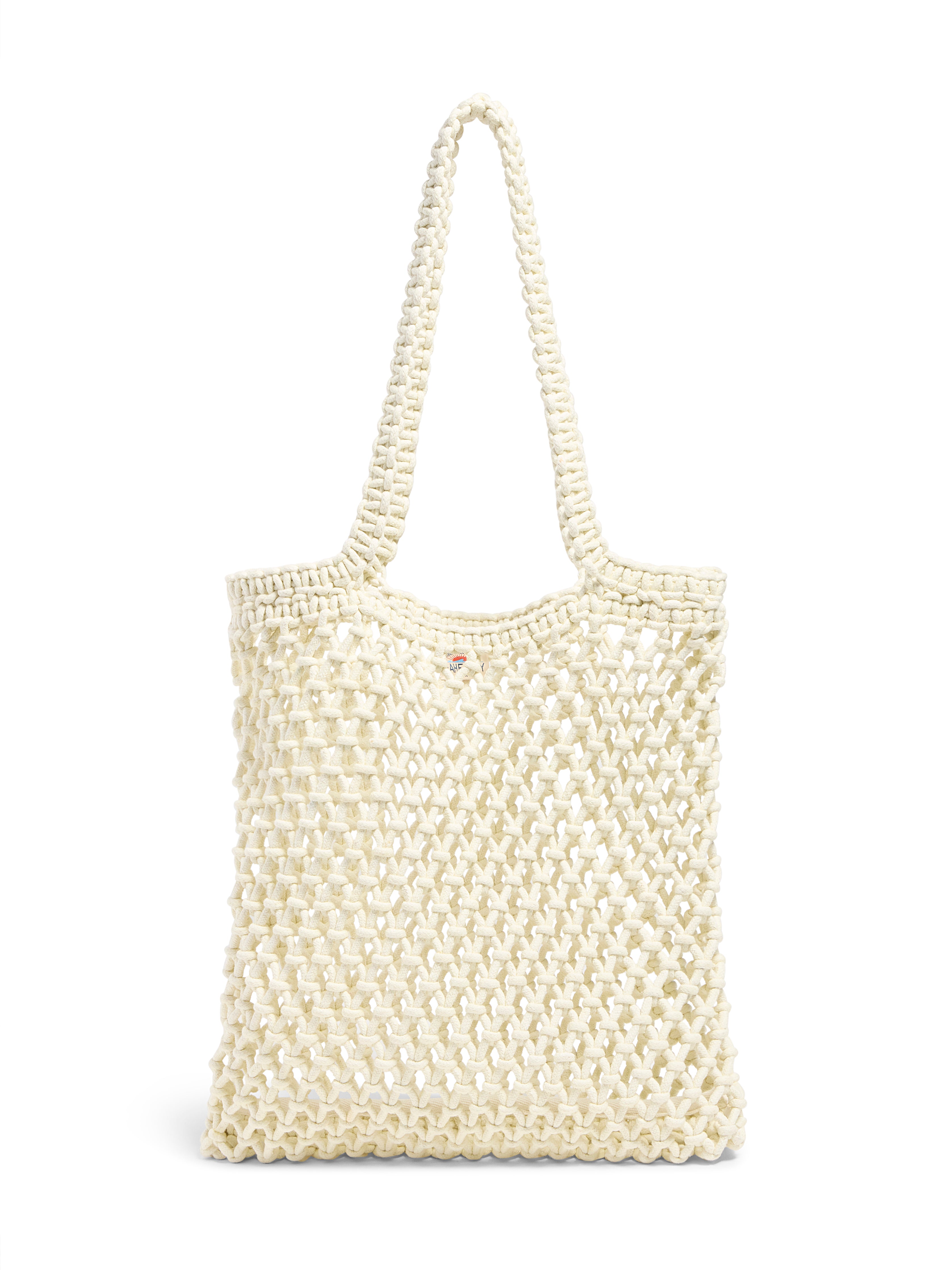 Shop Faherty Sunwashed Market Tote In Cream