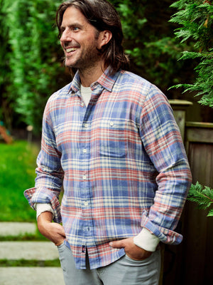 The Movement™ Flannel - Autumn Plaid | Faherty Brand