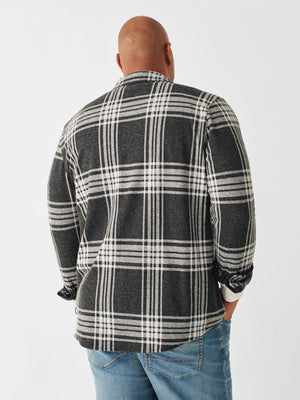 Legend™ Sweater Shirt - Charcoal Bone Plaid | Faherty Brand