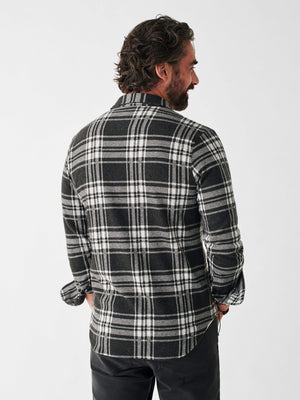 Legend™ Sweater Shirt - Charcoal Bone Plaid | Faherty Brand