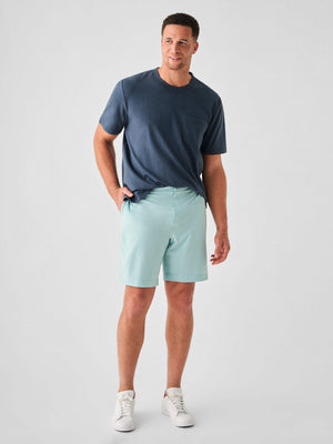 FAHERTY Long-Length Printed Recycled Swim Shorts for Men