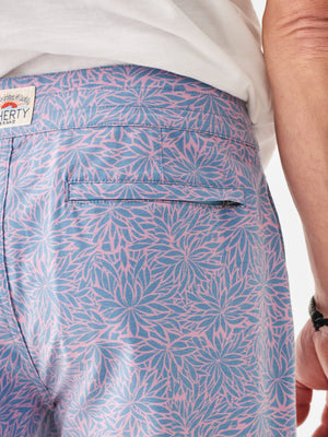 Faherty Straight-Leg Long-Length Printed Recycled Swim Shorts - Men - Blue Swimwear - Xs