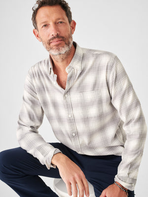 The All Time Shirt - White Fossil Plaid | Faherty Brand
