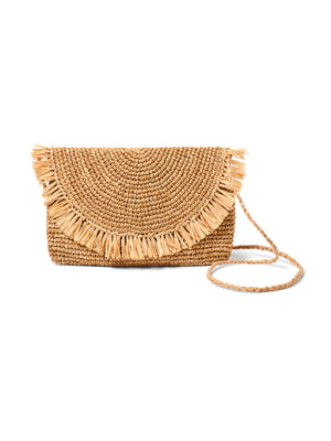 Raffia Clutch Bag