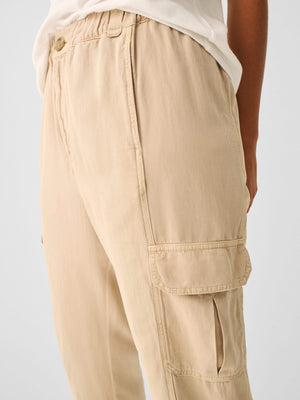 Cotton-Linen Cargo Pants - Women - Ready-to-Wear