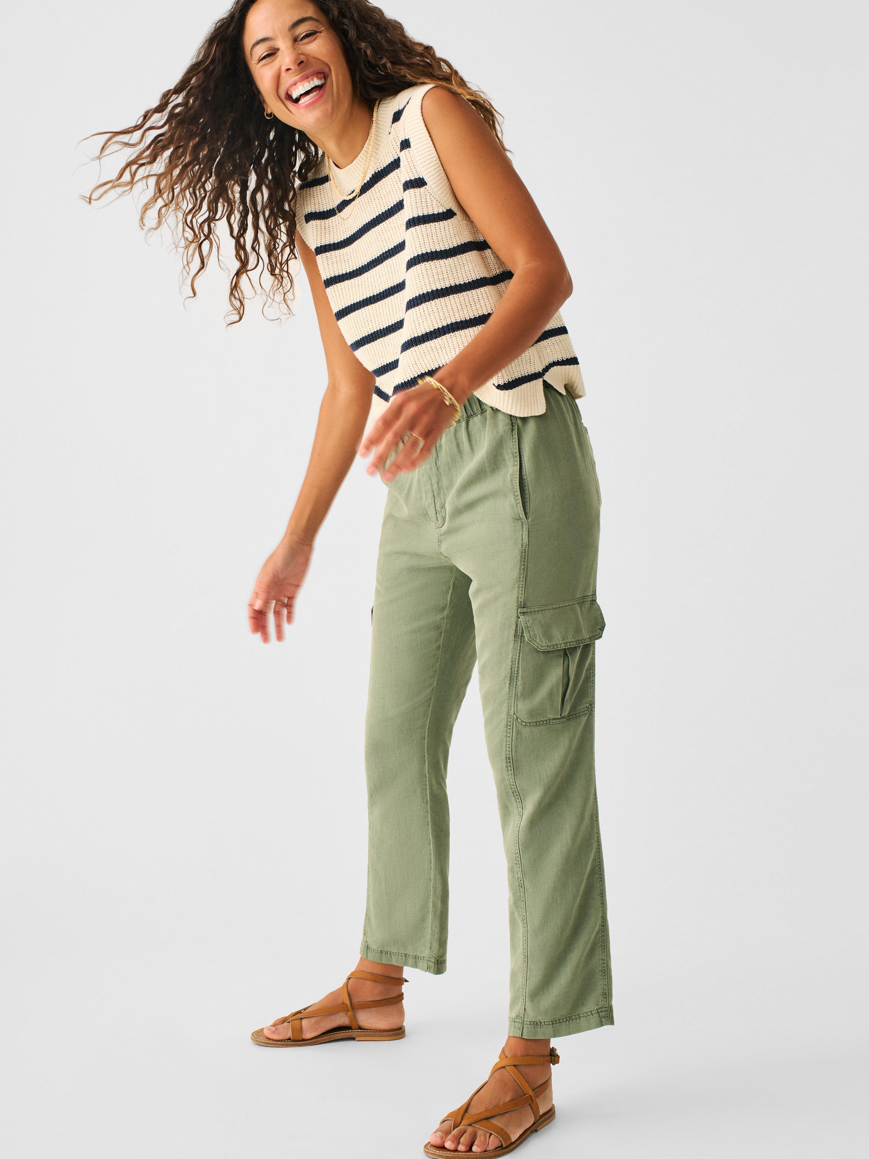 Faherty Arlie Day™ Cargo Pants In Sea Spray | ModeSens