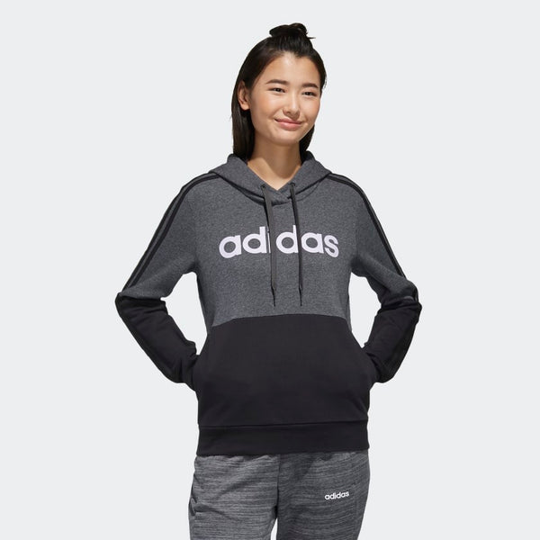 women's adidas colorblock hooded sweatshirt
