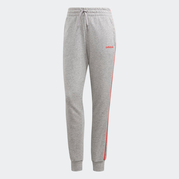 adidas 3 stripe joggers womens grey