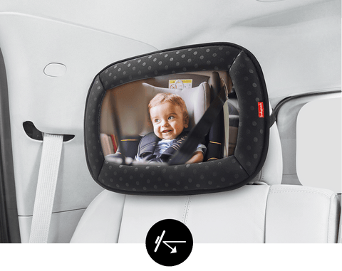 Espejo vigilancia de bebé asiento trasero - Feu Vert