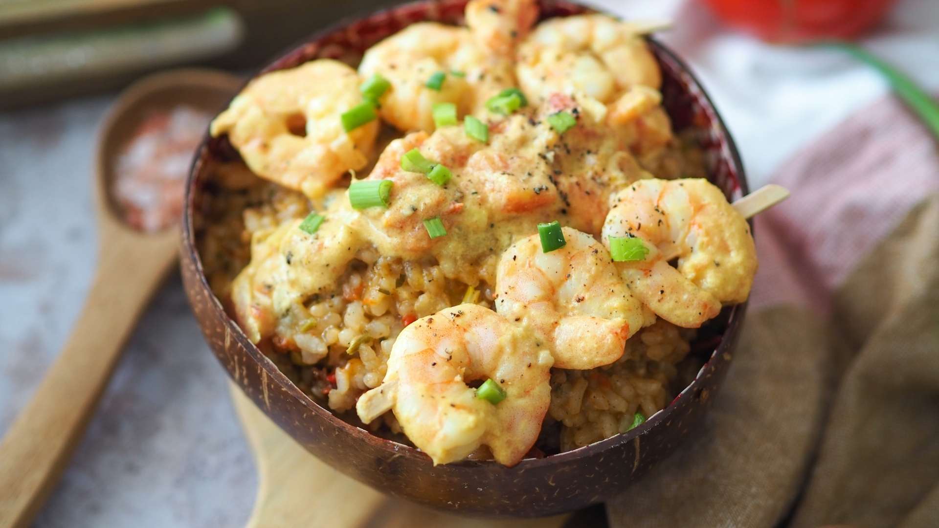 Recette de riz Jambalaya beendi aux crevettes