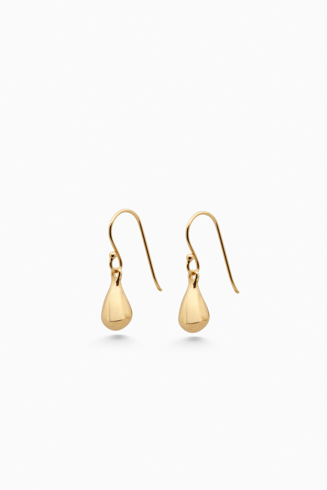 Tear Drop Hook Earrings  Gold – Linden Cook Jewellery