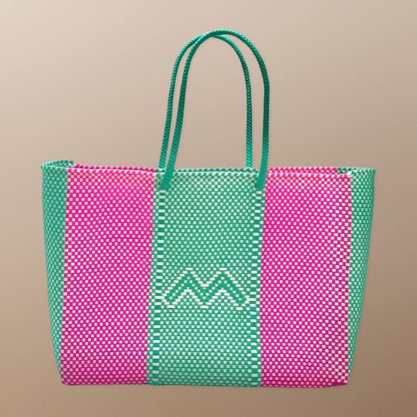 Recycled Woven Totes- Small – Pink House Boutique
