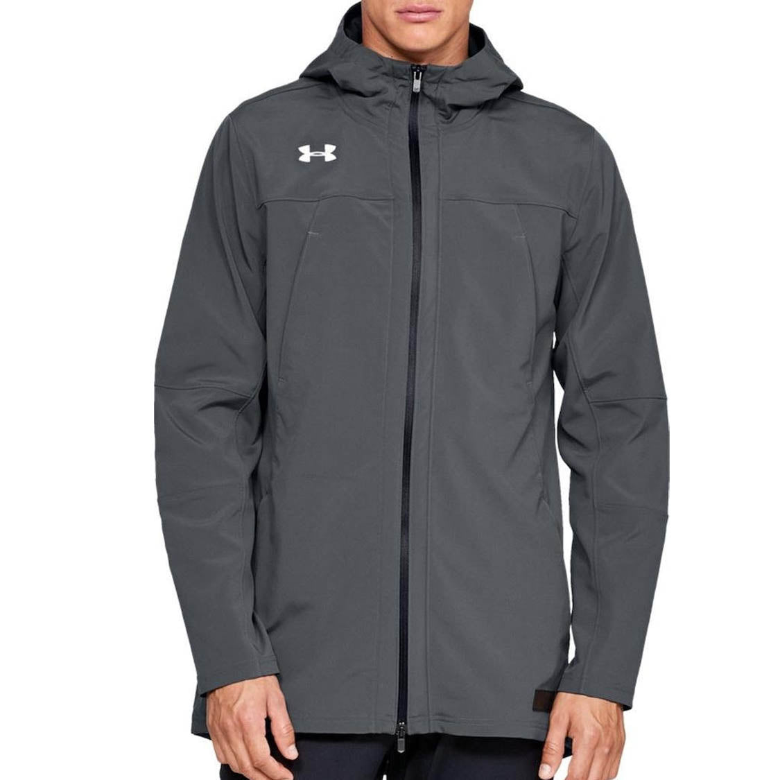 Under Armour Accelerate Terrace Mens Jacket - Grey | FOOTY.COM