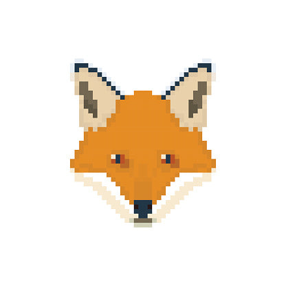 pixel-art-face-de-renard