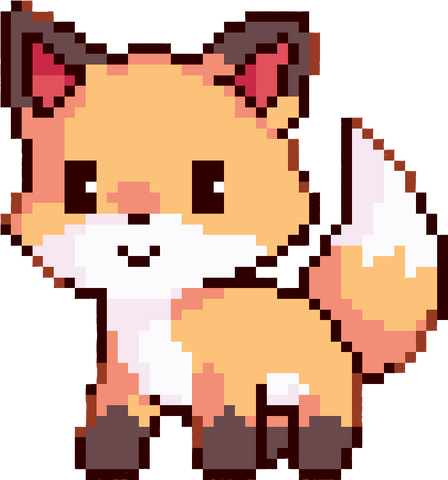 pixel-art-renard-kawaii