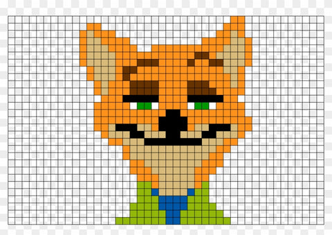 pixel-art-renard-souriant