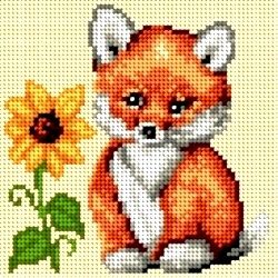 pixel-art-renard-tournesol