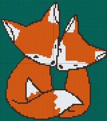 pixel-art-renards-amoureux