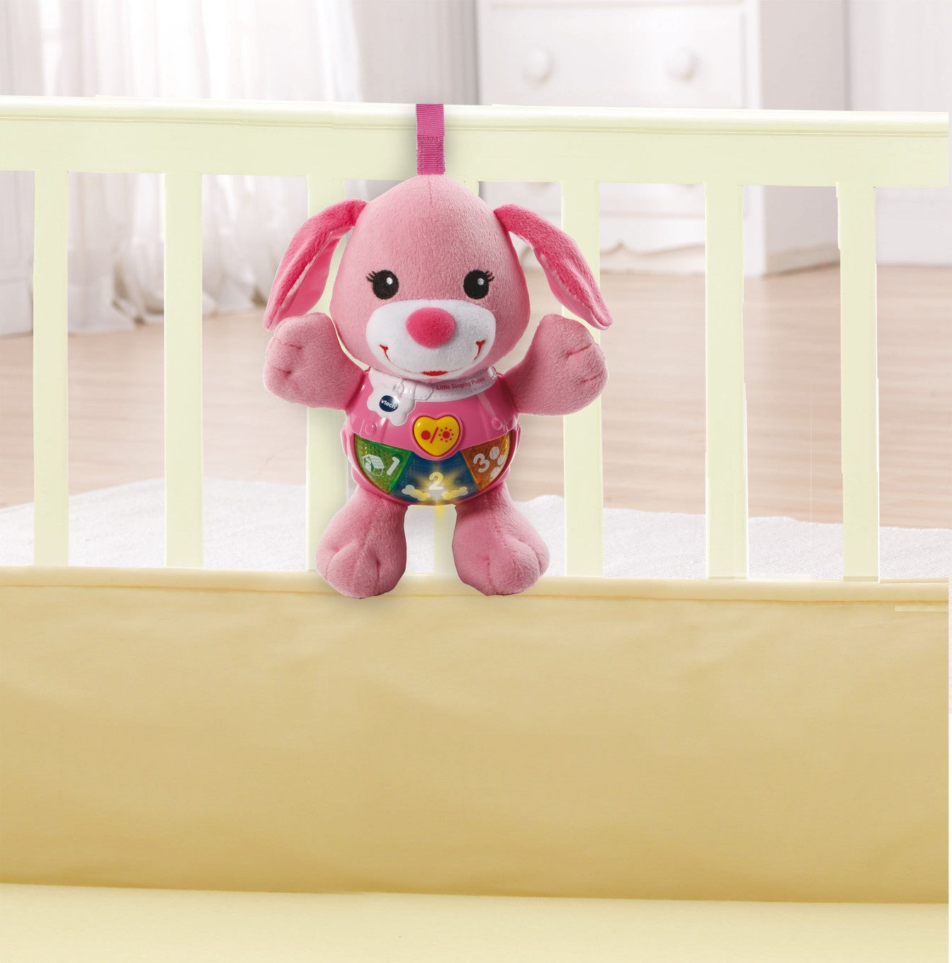 vtech little singing puppy pink