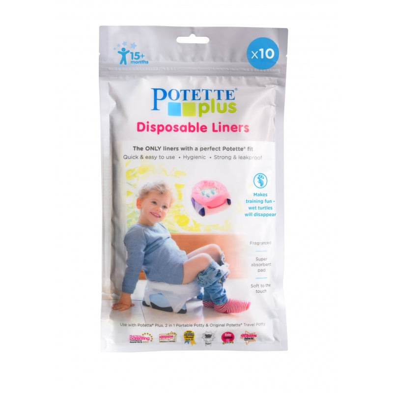 Potette Plus 2 In 1 Travel Potty Liners 10pk