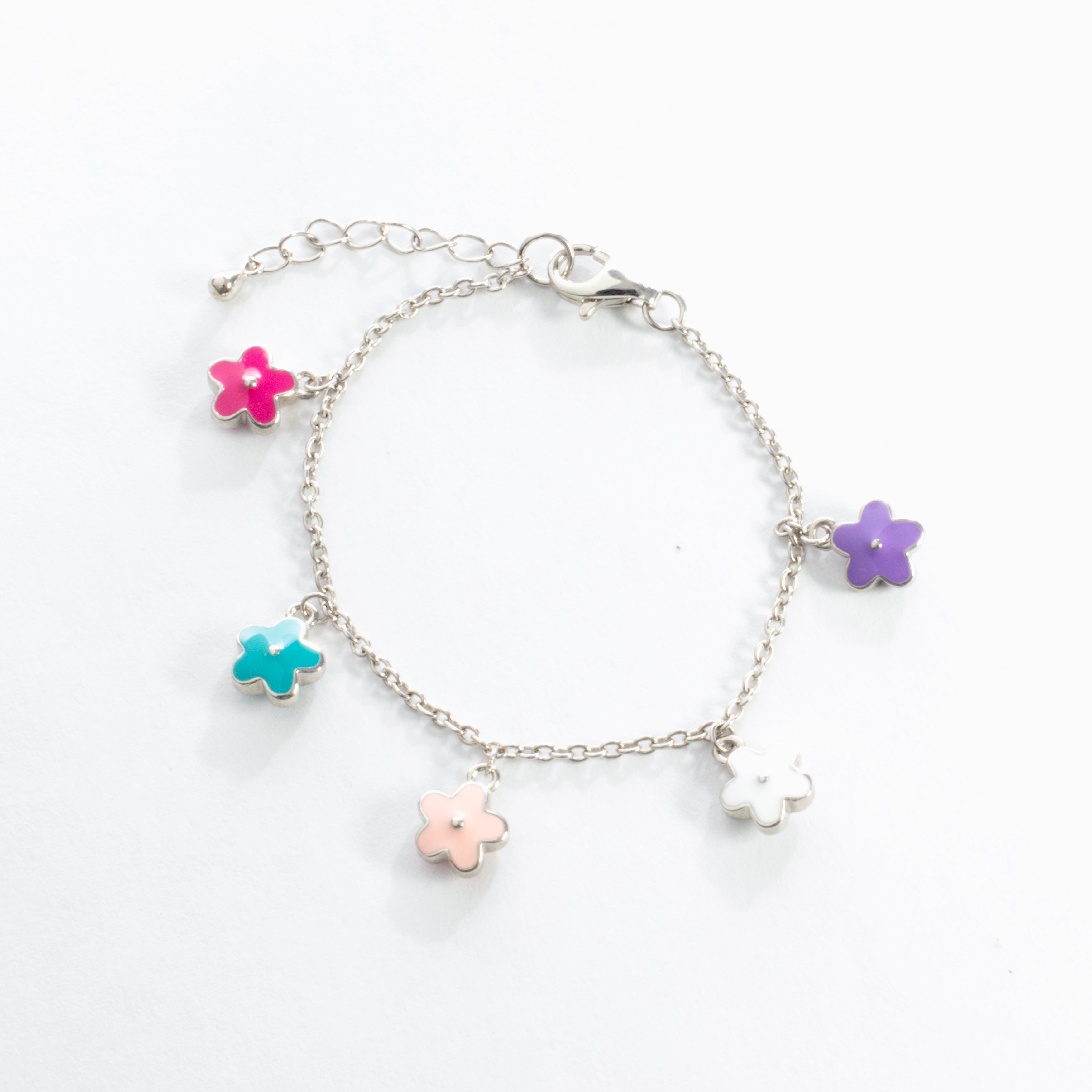 Pink Flower Bracelet Gold –