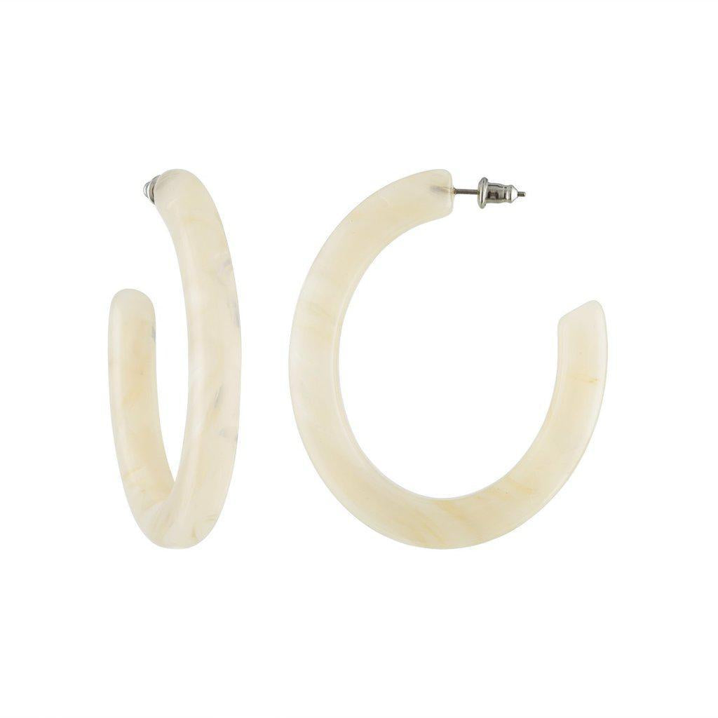 Machete White Opal Shell Earrings – Mascot