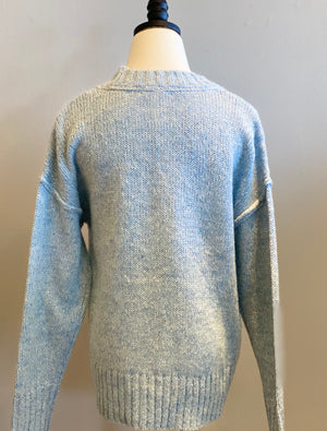 Icy Blue Sweater