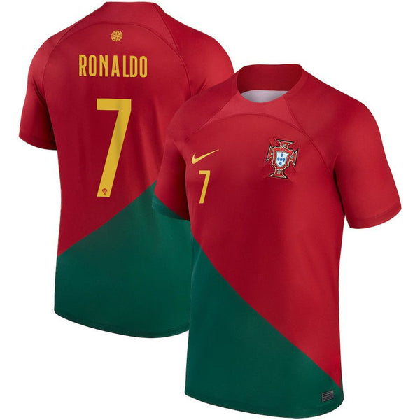 Cristiano Ronaldo 7 Portugal 2022-23 Home Jersey, Youth National Team ...