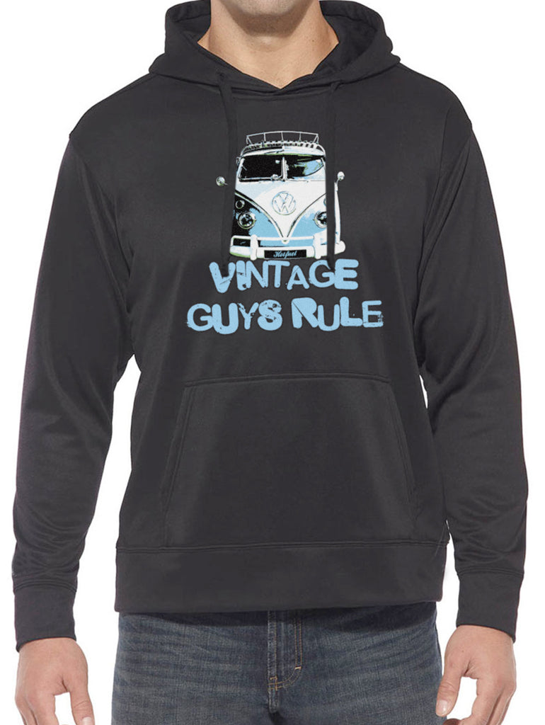 Vintage Guys Rule Mustang Hoodie