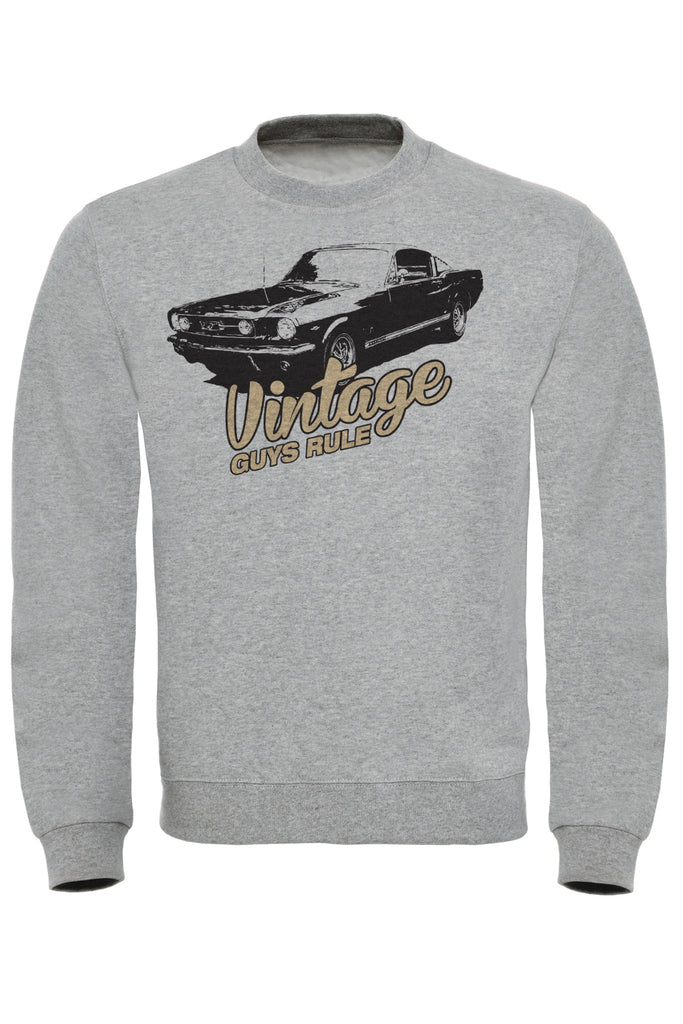 Vintage Guys Rule Mustang Sweatshirt
