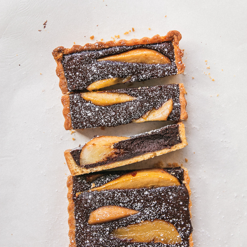 Chocolate Pear Tart From The Brick Kitchen