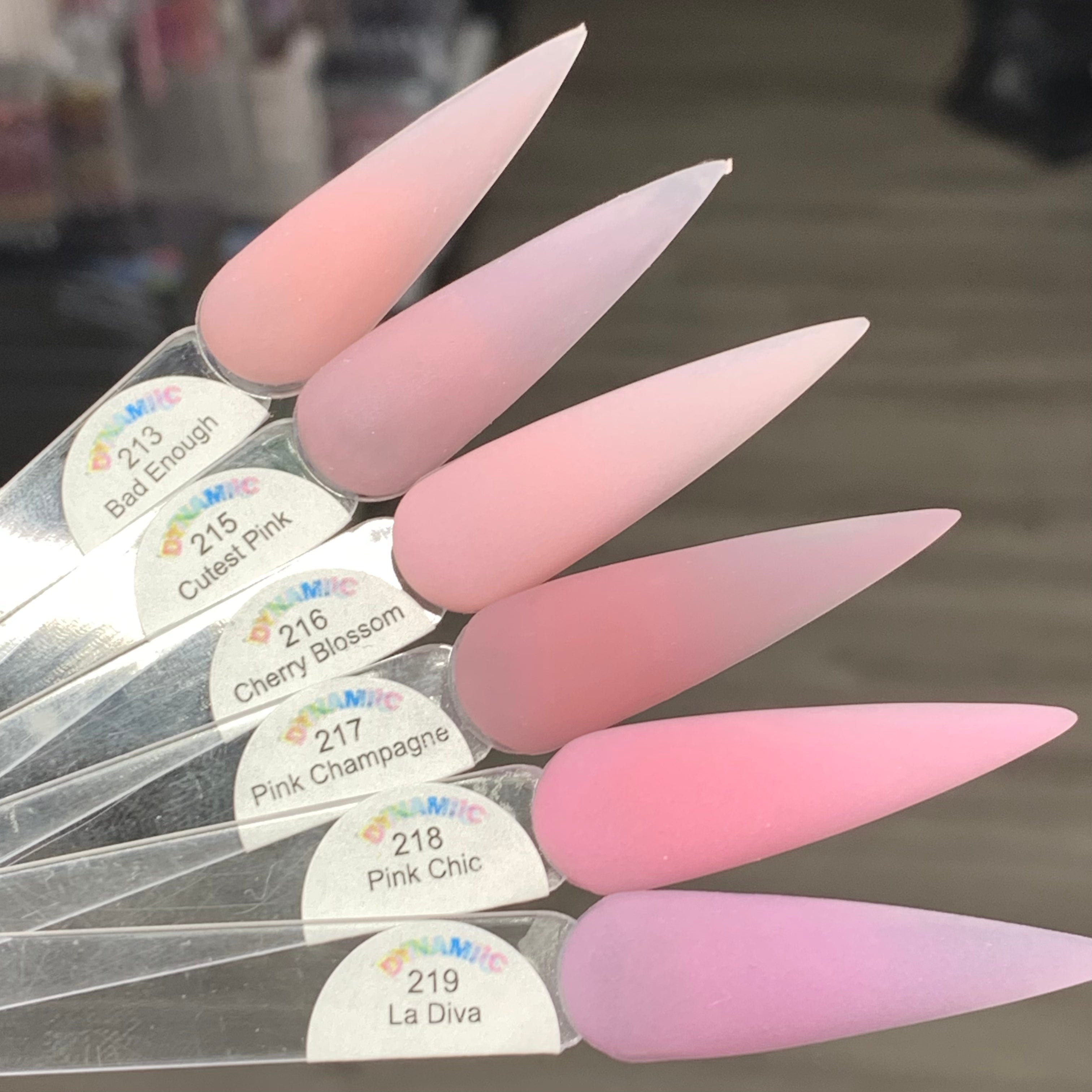 Pink Champagne Nude Acrylic Powder (#217) Deep Pink Nude Color for any skin tones