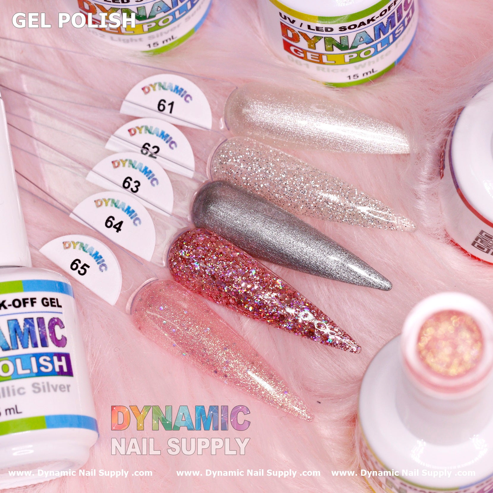 Dynamic Gel Polish Collection from 61 to 65