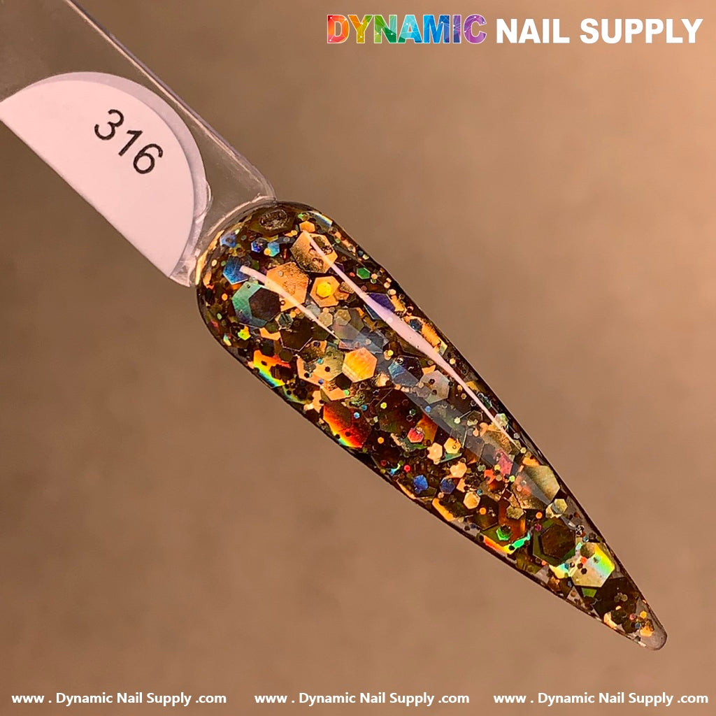 Fall Glitters Colors Acrylic Collection Part 2 - Mix sizes glitter Acrylic nails Powder for Fall season