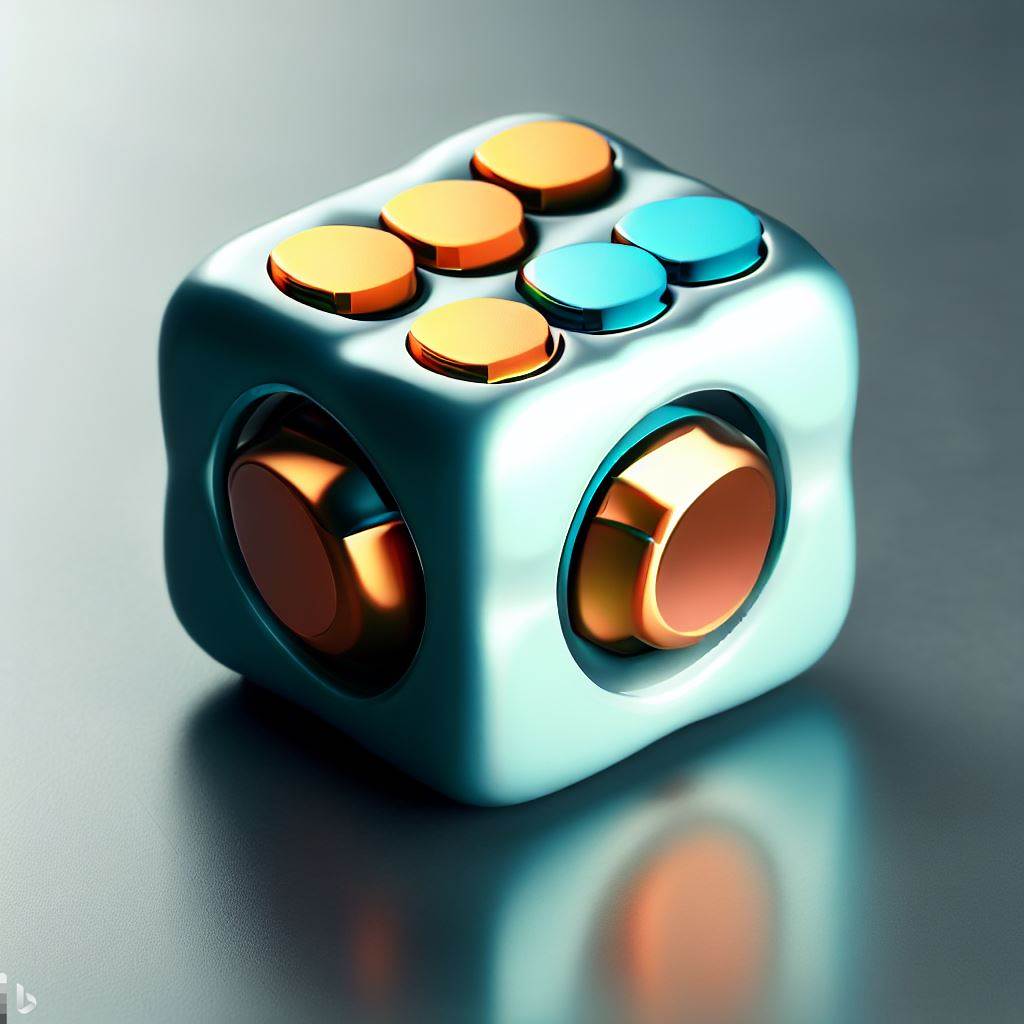 Cube Jouet Anti-stress Jeu pour Enfants et Adultes, Mini Gadget