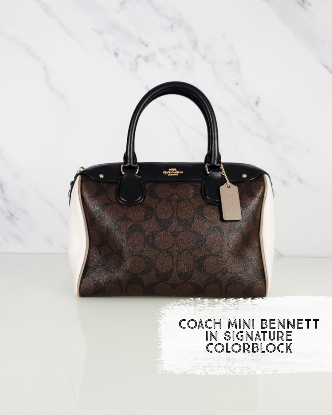 Coach Mini Bennett in Signature Colorblock - Essex Fashion House